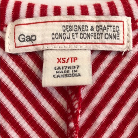 Red and White Striped Maxi Dress - Picture 6 of 6